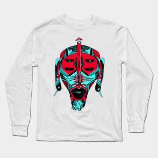 Turqred African Mask No 11 Long Sleeve T-Shirt